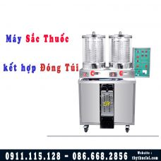 Máy sắc dược liệu kết hợp đóng túi tự động loại 2 nồi 40L