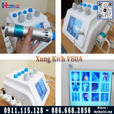 Máy Xung Kích Đa Năng Thế Hệ Mới V80A 7 Đầu Trị Liệu Khác Nhau