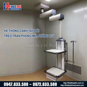 Hệ thống cánh tay đôi treo trần phòng mổ