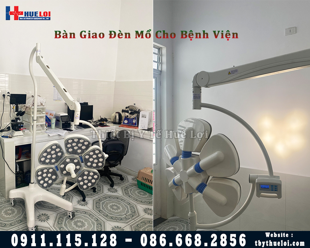 đèn mổ di động ánh sáng lạnh
