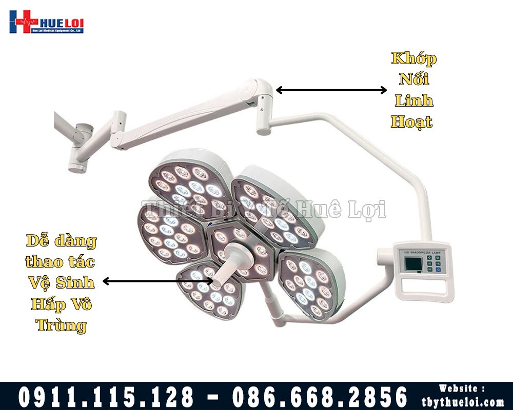 đèn mổ treo trần ánh sáng lạnh