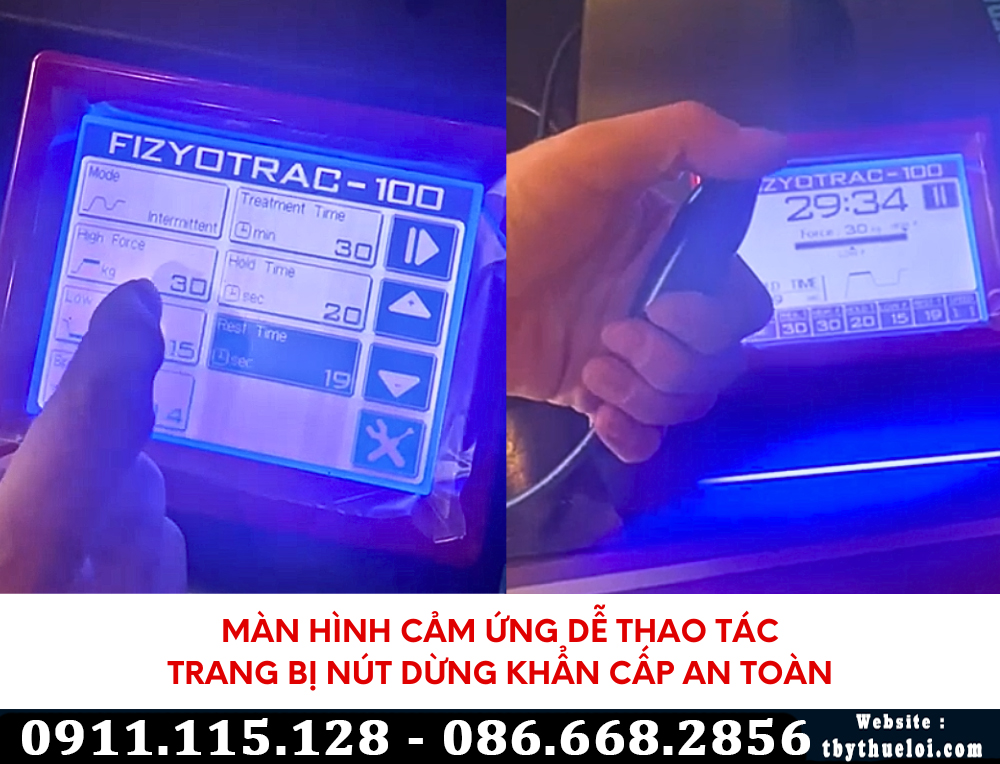màn hình điều khiển FIZYOTRAC-100