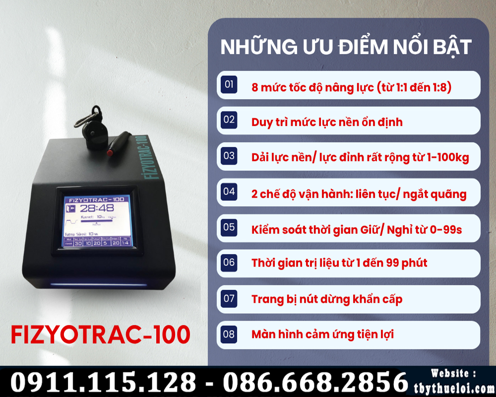thiết bị kéo giãn lưng FIZYOTRAC-100