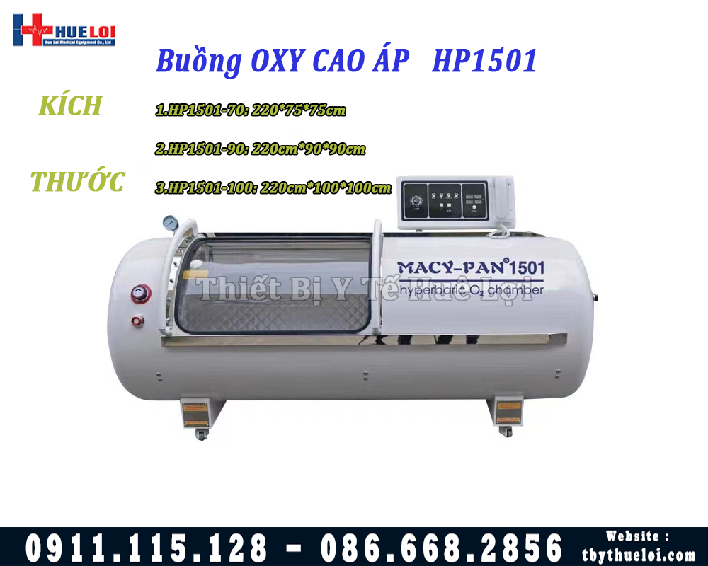 buồng oxy trị liệu áp lực cao HP 1501