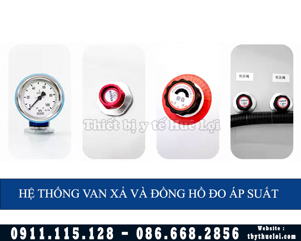 phụ kiện buồng oxy áp lực cao
