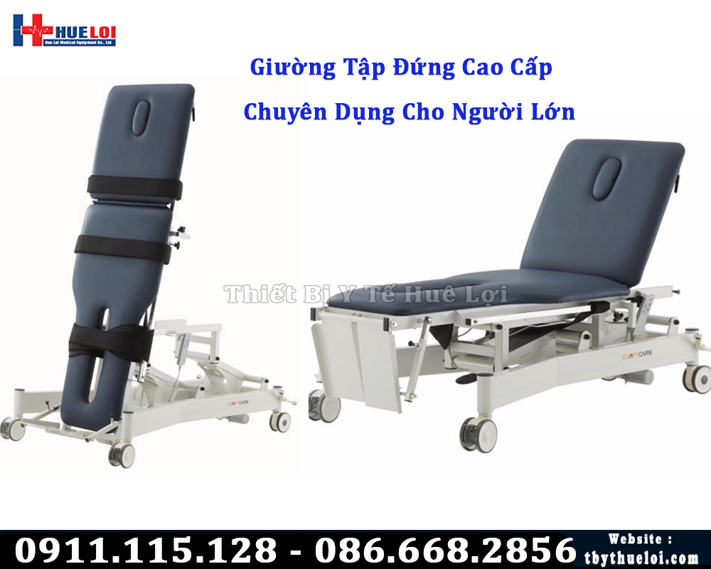 giường tập đứng tập phục hồi chức năng
