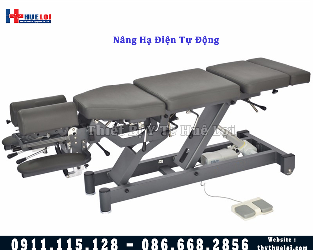 giường nắn chỉnh cột sống nâng hạ điện