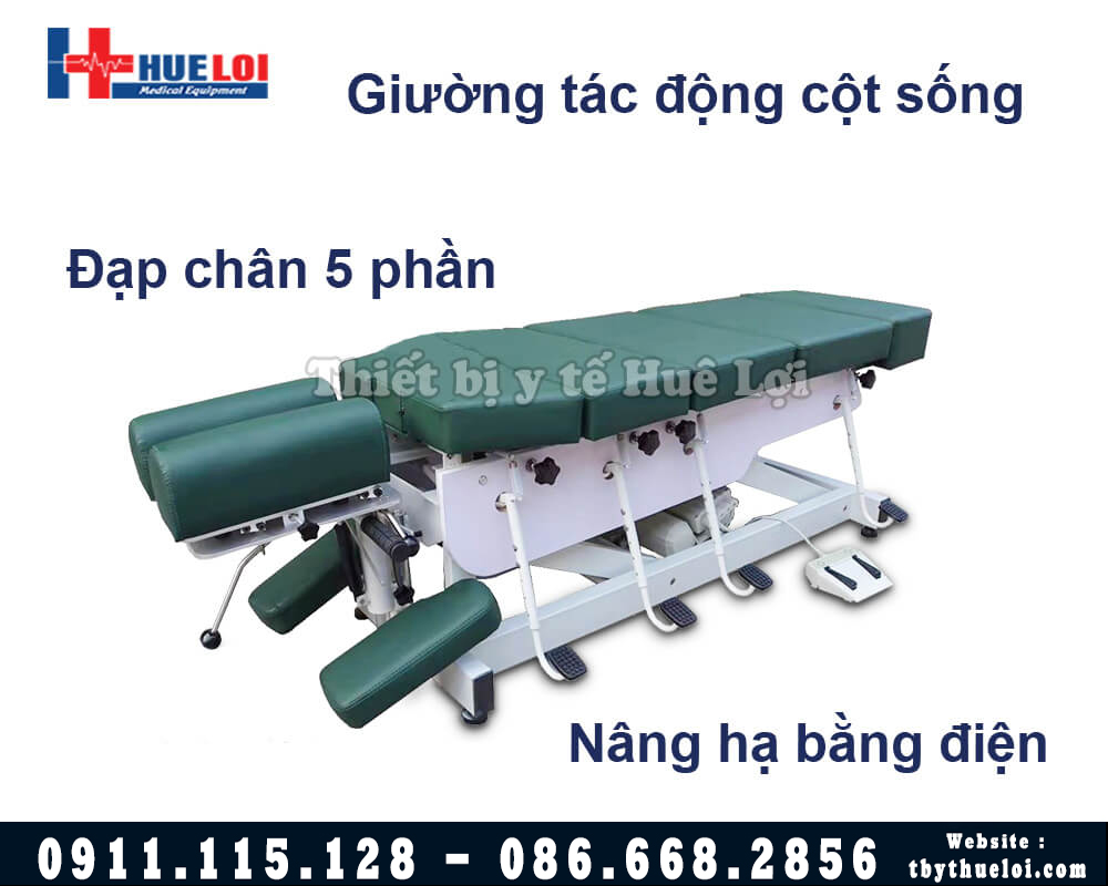 giường tác động cột sống 5 phần