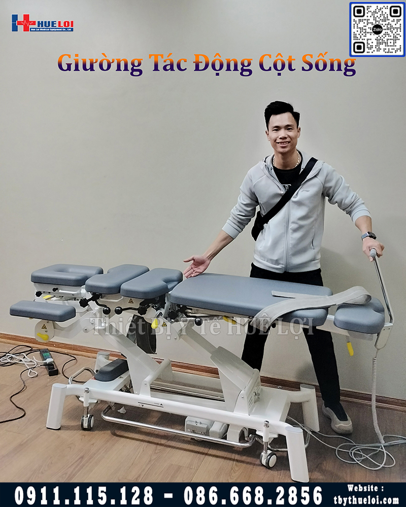 giường tác động cột sống