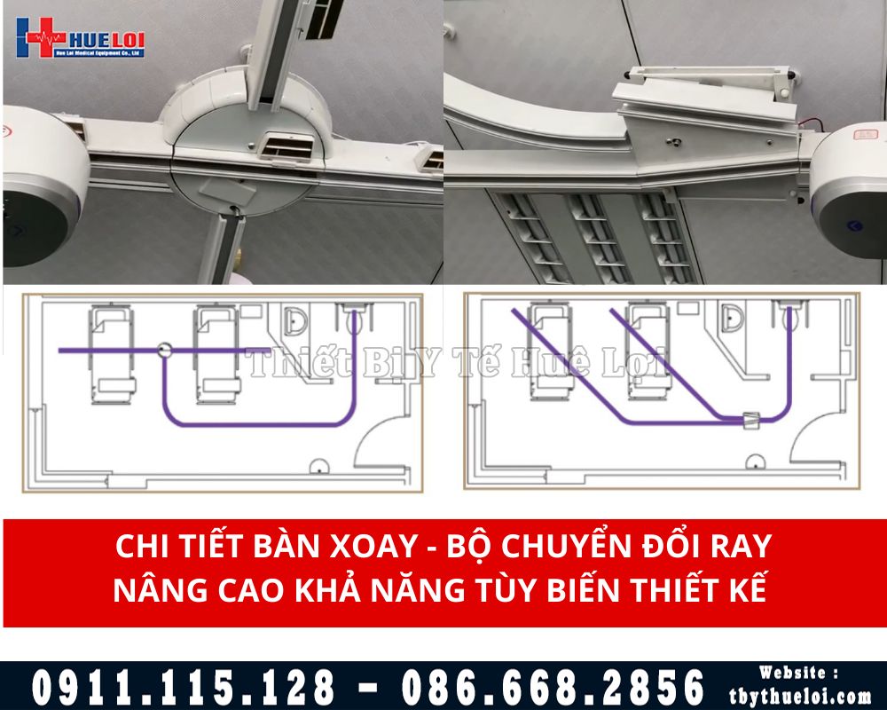 treo trần di chuyển nâng hạ người liệt