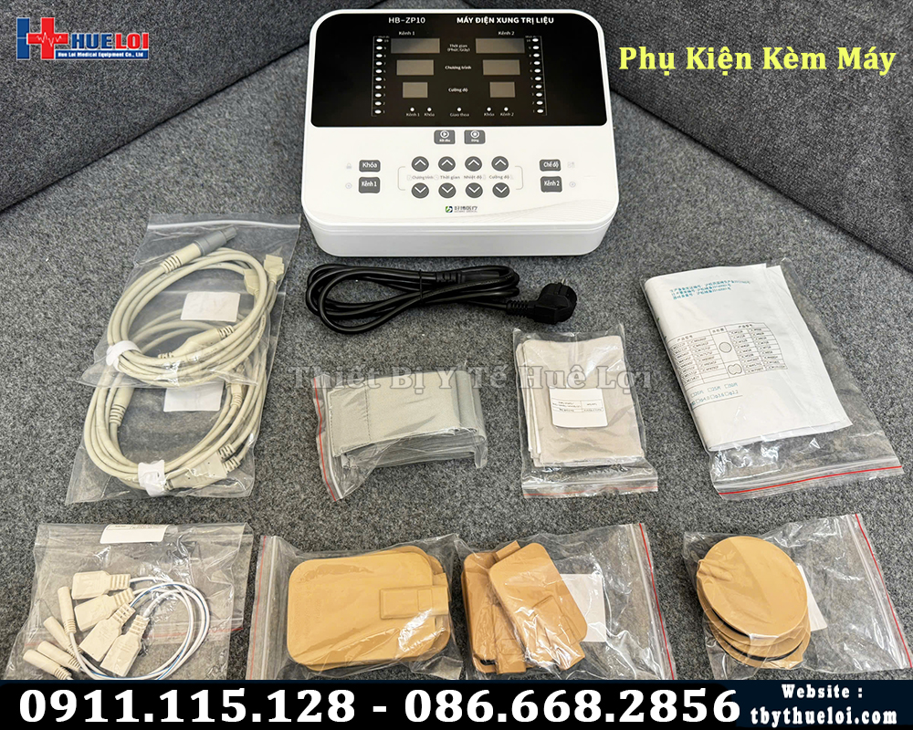 máy điện xung 2 kênh cao cấp