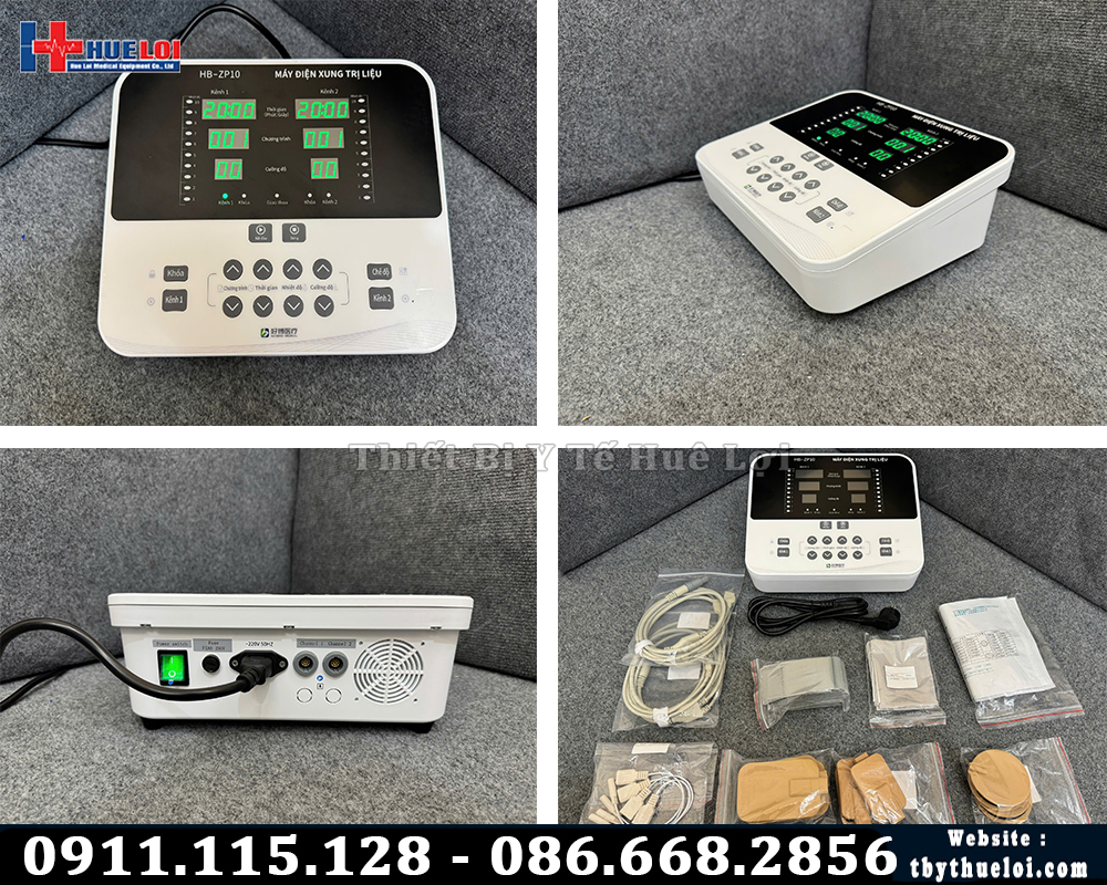 máy điện xung 2 kênh cao cấp