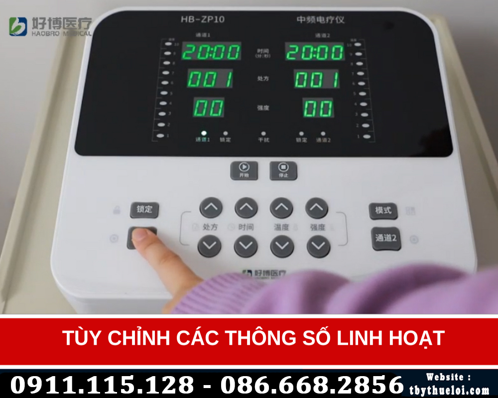 máy giao thoa 2 kênh HB-ZP10