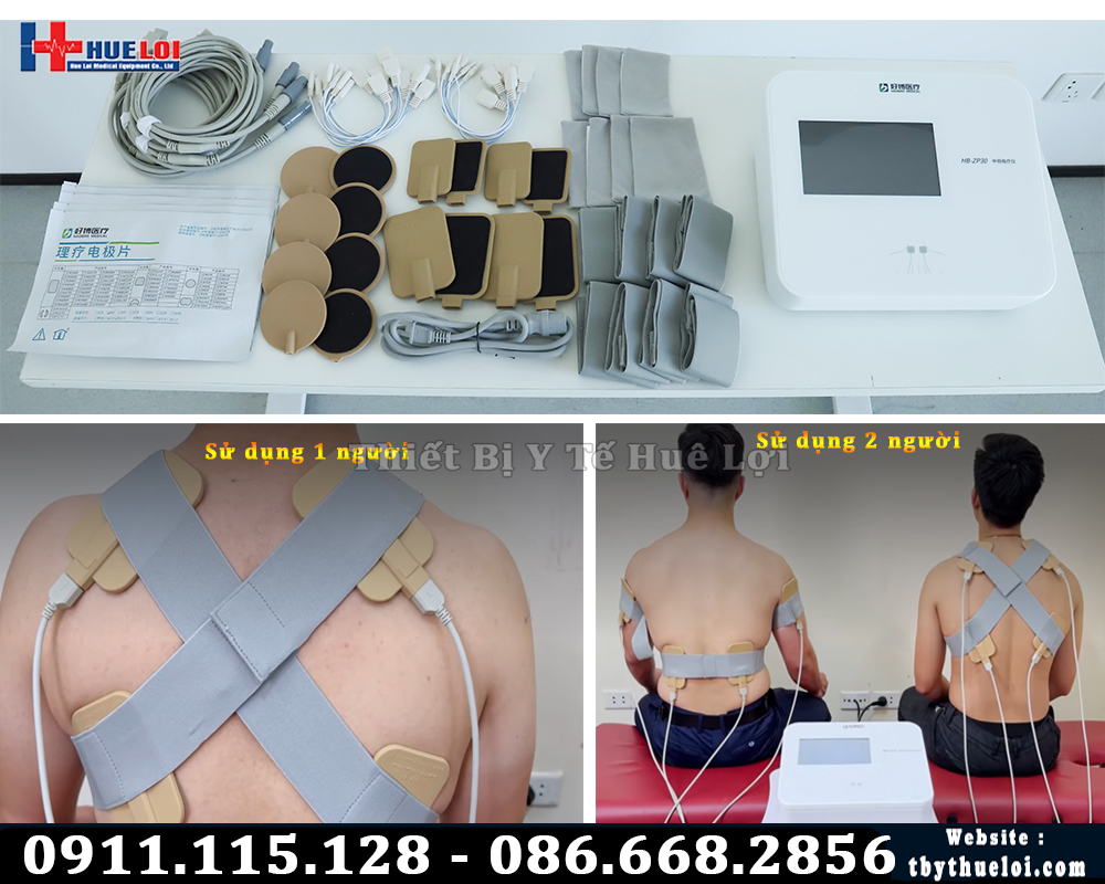 máy điện xung dòng giao thoa 4 kênh độc lập