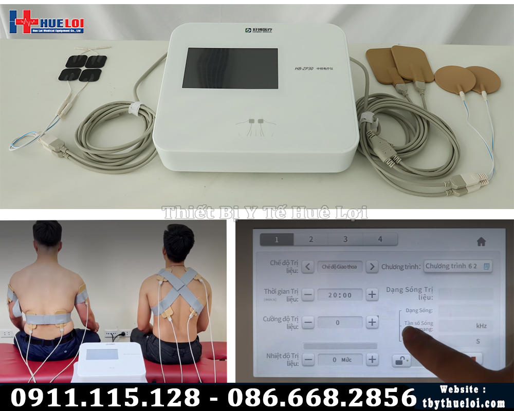 máy điện xung dùng cho 4 người