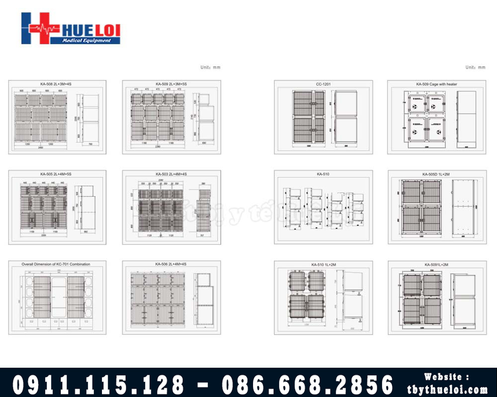 Hệ thống chuồng nhốt thú y