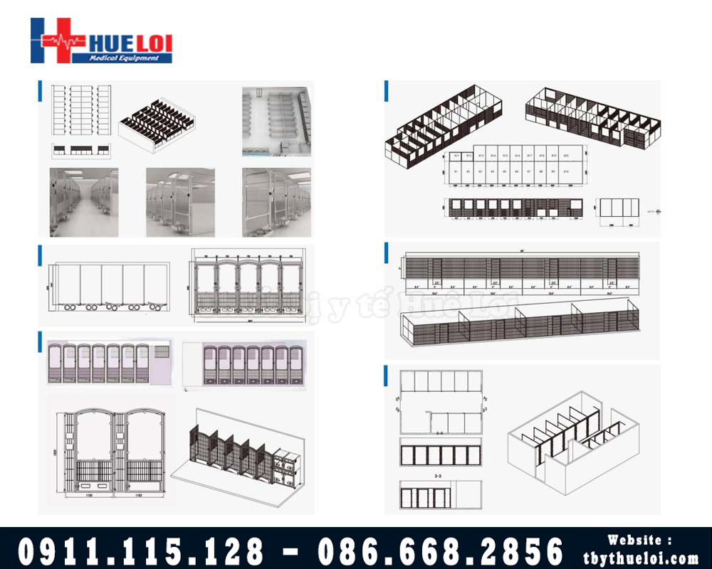 Setup hệ thống chuồng nhốt thú y