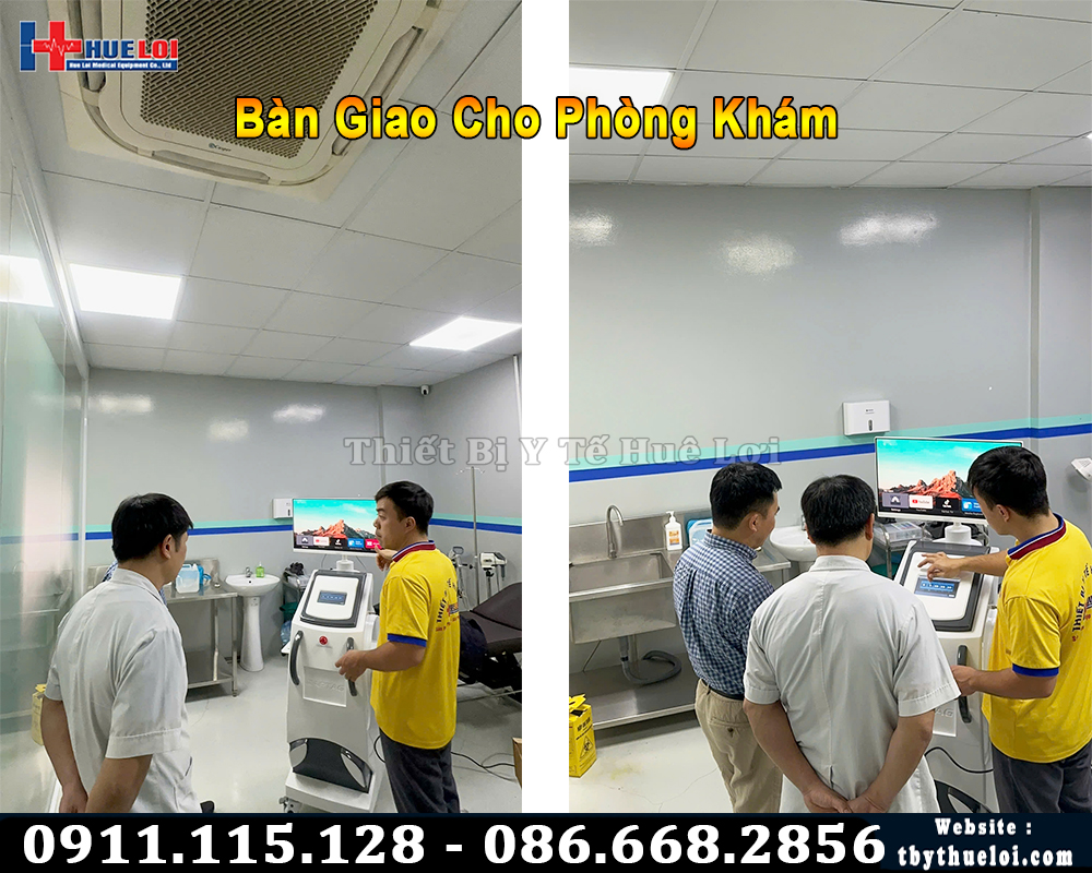 bàn giao máy trị liệu tuyến tiền liệt