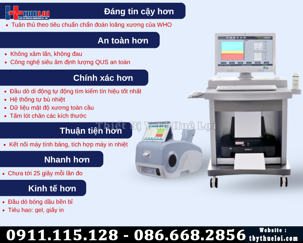 lựa chọn máy đo loãng xương