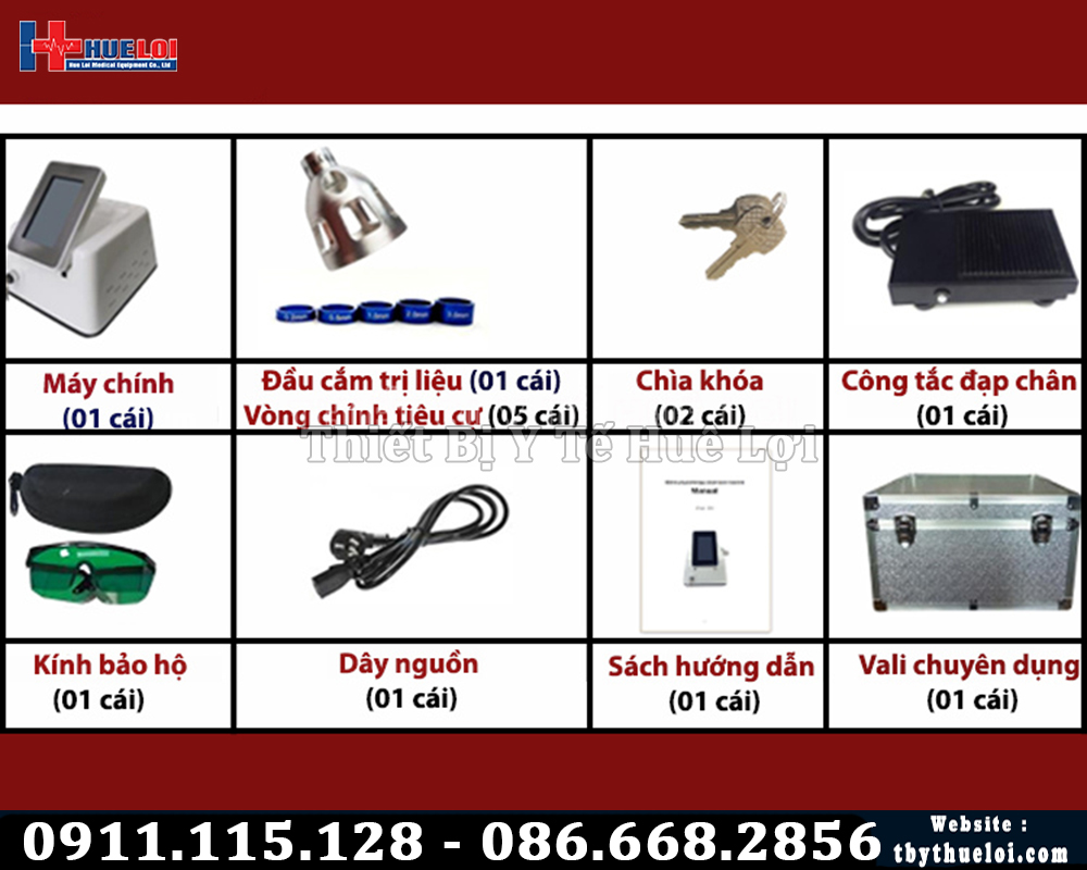 máy laser trị liệu công suất lớn đa bước sóng