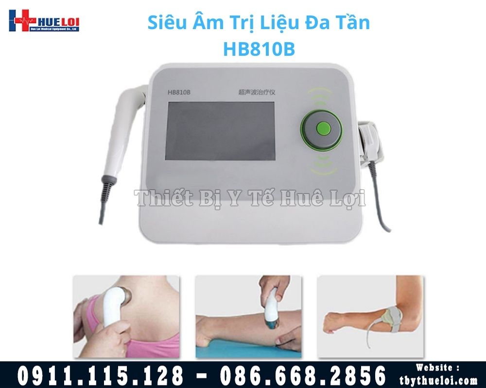 máy siêu âm trị liệu 2 đầu đa tần
