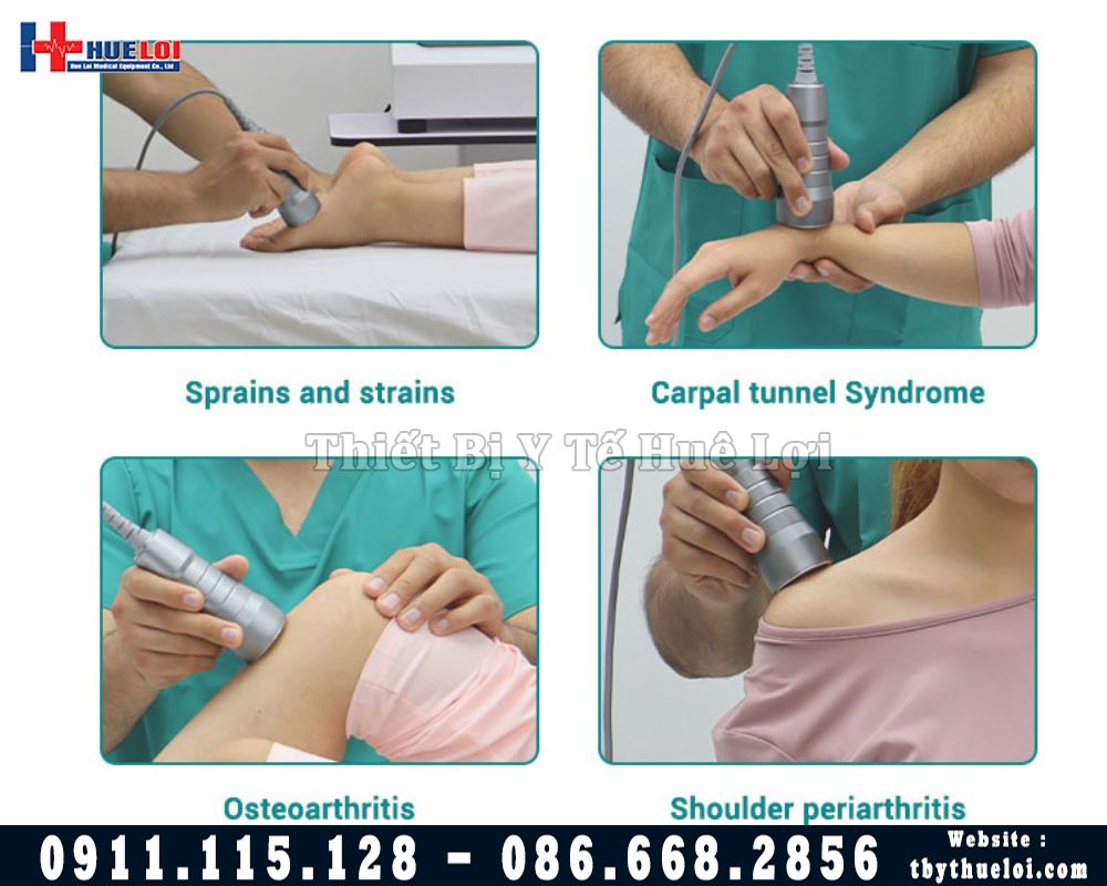 các vùng trị liệu máy texua JC06