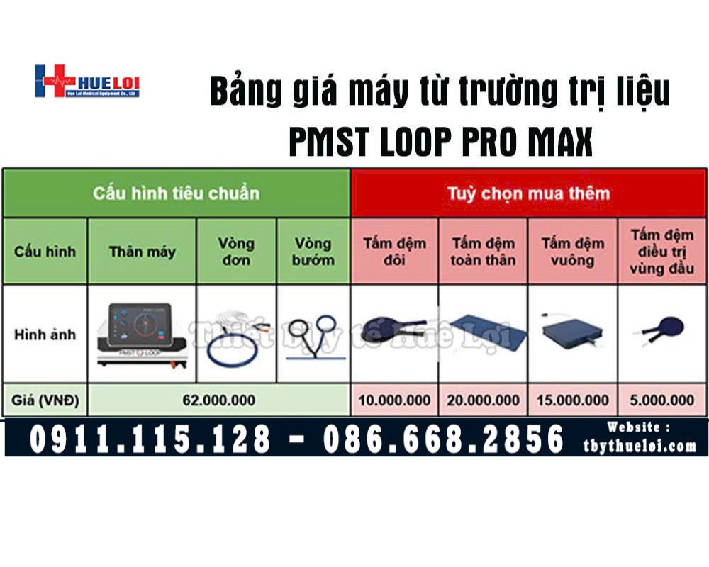 bảng giá máy từ trường
