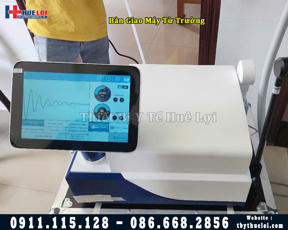 hướng dẫn bàn giao máy từ trường trị liệu