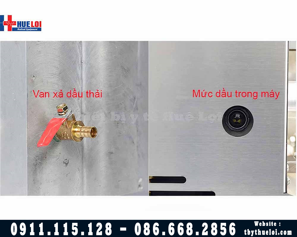 van xả dầu máy làm viên hoàn