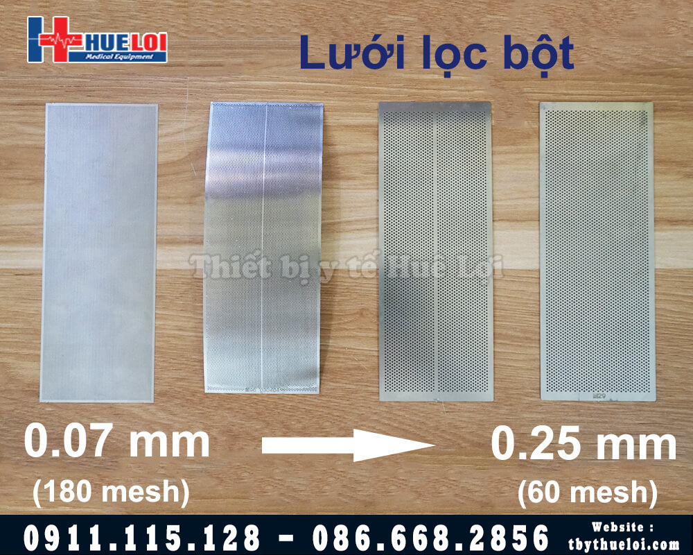 lưới lọc bột máy nghiền thuốc