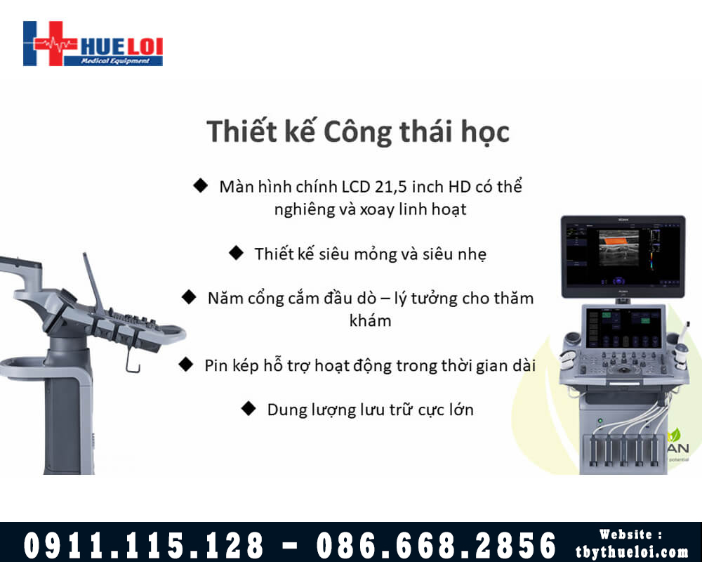 thiết kế máy siêu âm edan lX9