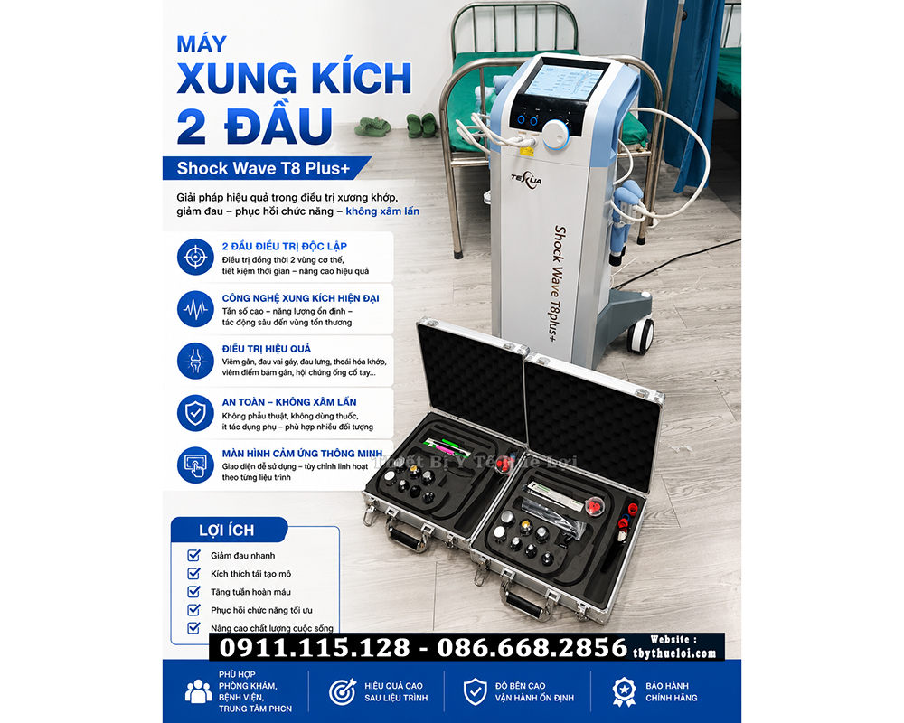 chức năng máy xung kích 2 đầu