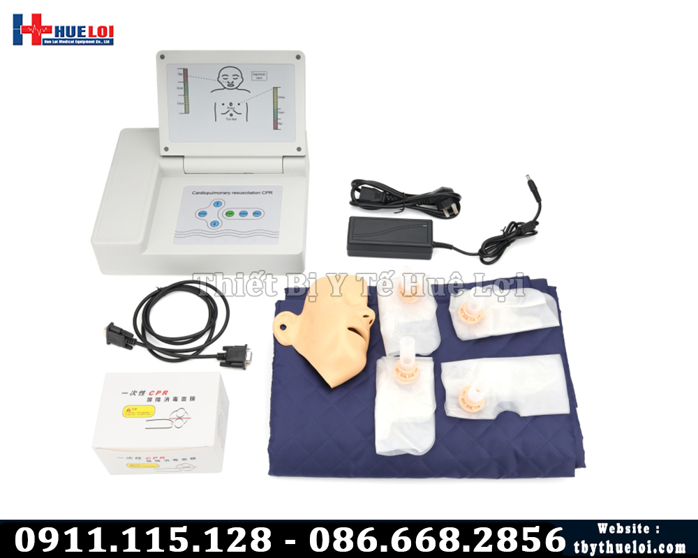 phụ kiện đi kèm mô hình ép tim trẻ em