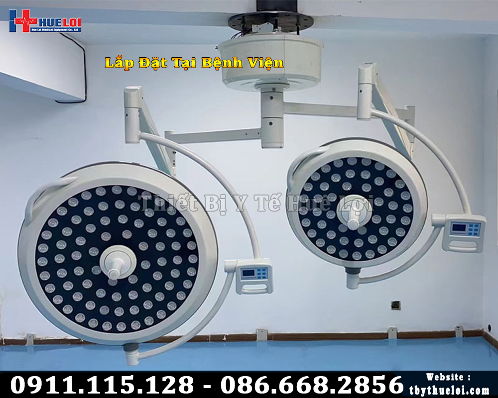 đèn mổ ánh sáng lạnh treo trần