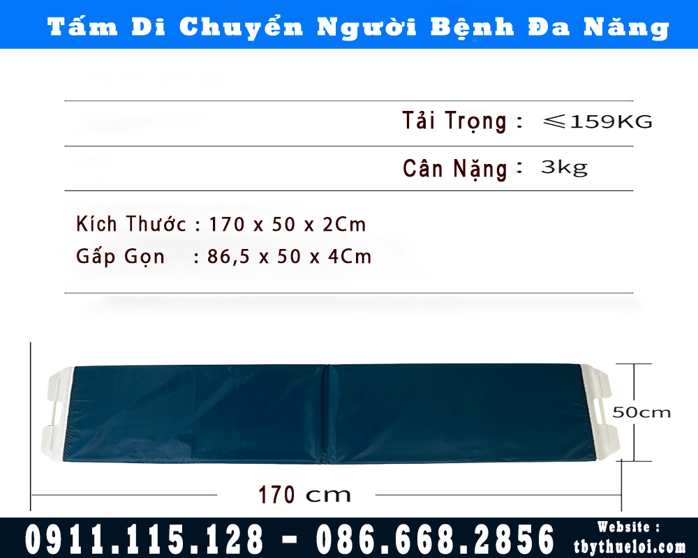 tấm vải trượt di chuyển người bệnh