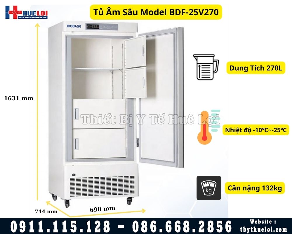 tủ âm sâu đứng BDF-25V270
