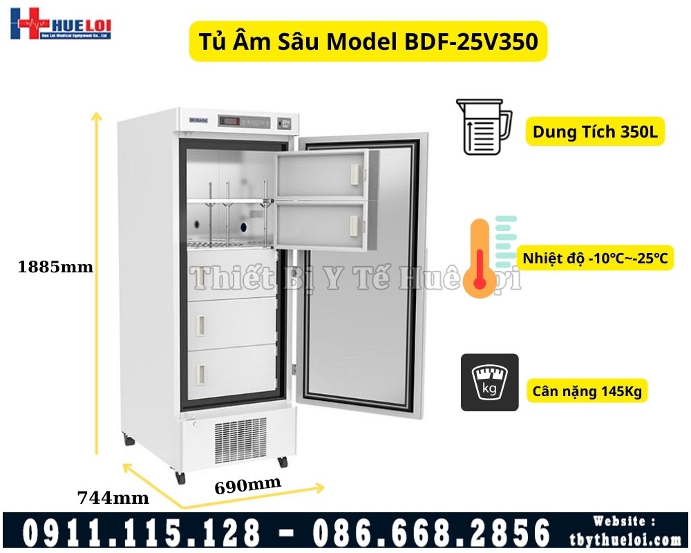 tủ âm sâu đứng BDF-25V350