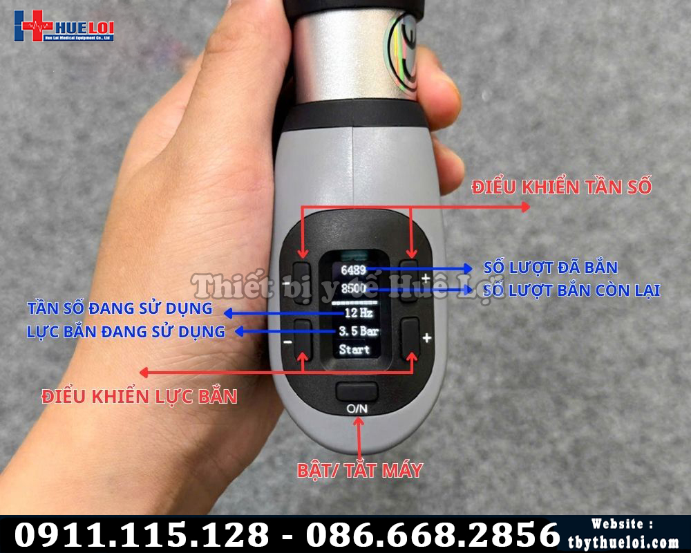 Tay cầm máy xung kích t703