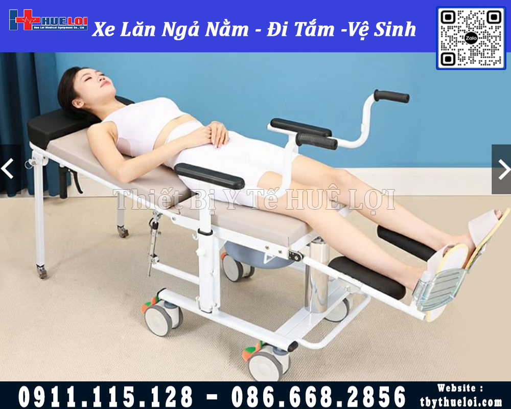 xe lăn đa năng ngả nằm