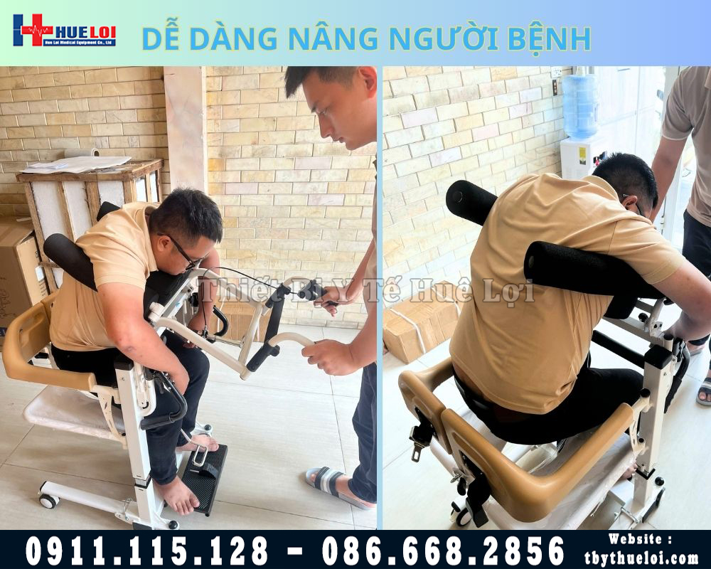 piston nâng hạ người bệnh