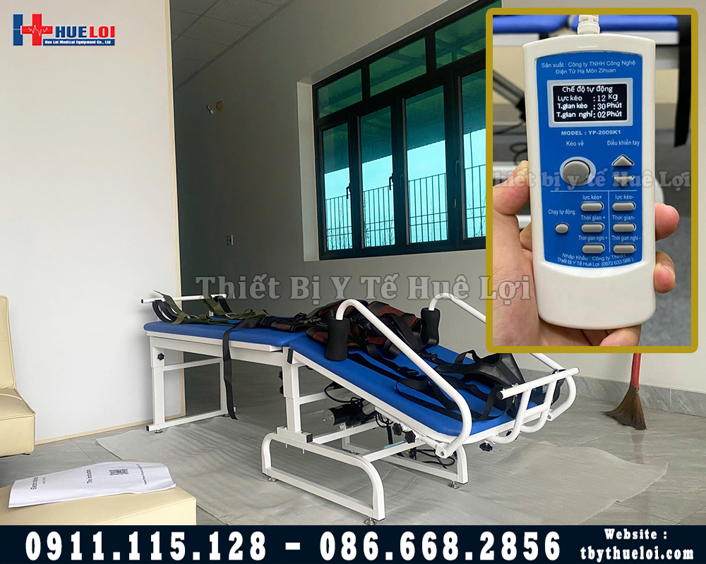 giường kéo giãn điều khiển tiếng việt