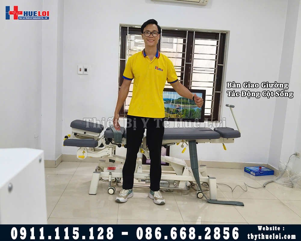 giường tác động nắn chỉnh cột sống