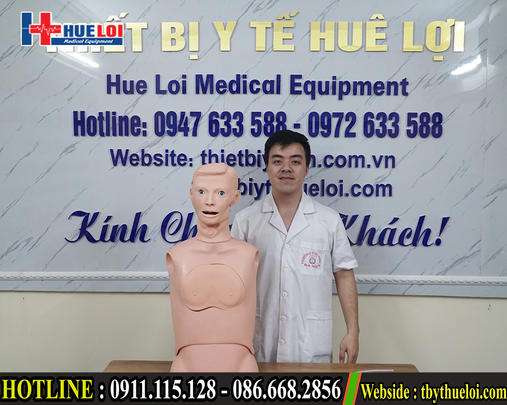 Mô hình đặt nội khí quản và sonde dạ dày