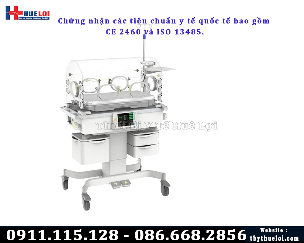 giường ấp sơ sinh cấp cứu trẻ sinh non