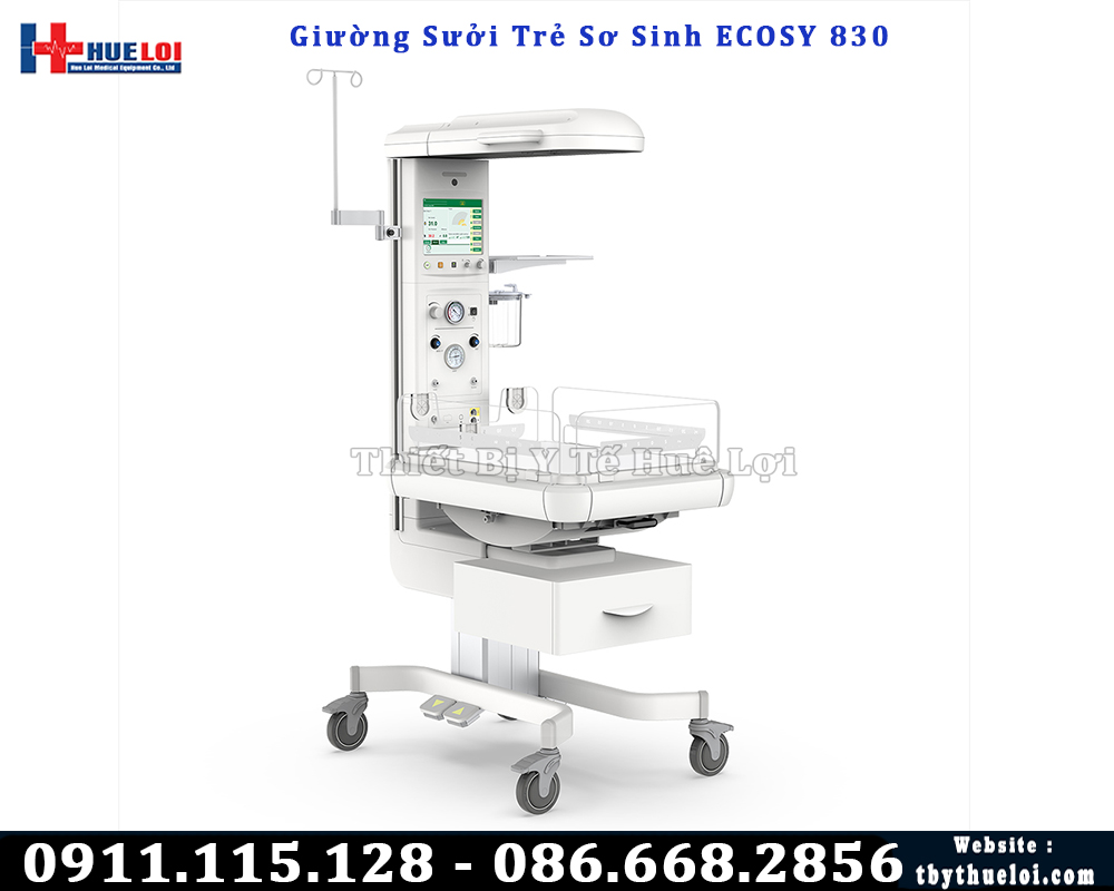 giường sưởi chăm sóc trẻ sinh non ECOSY 830