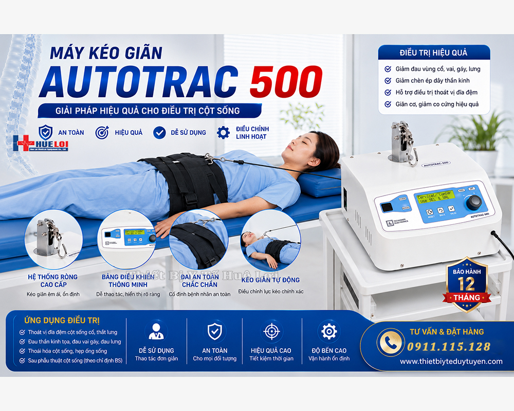 máy kéo giãn cột sống AUTOTRAC-500