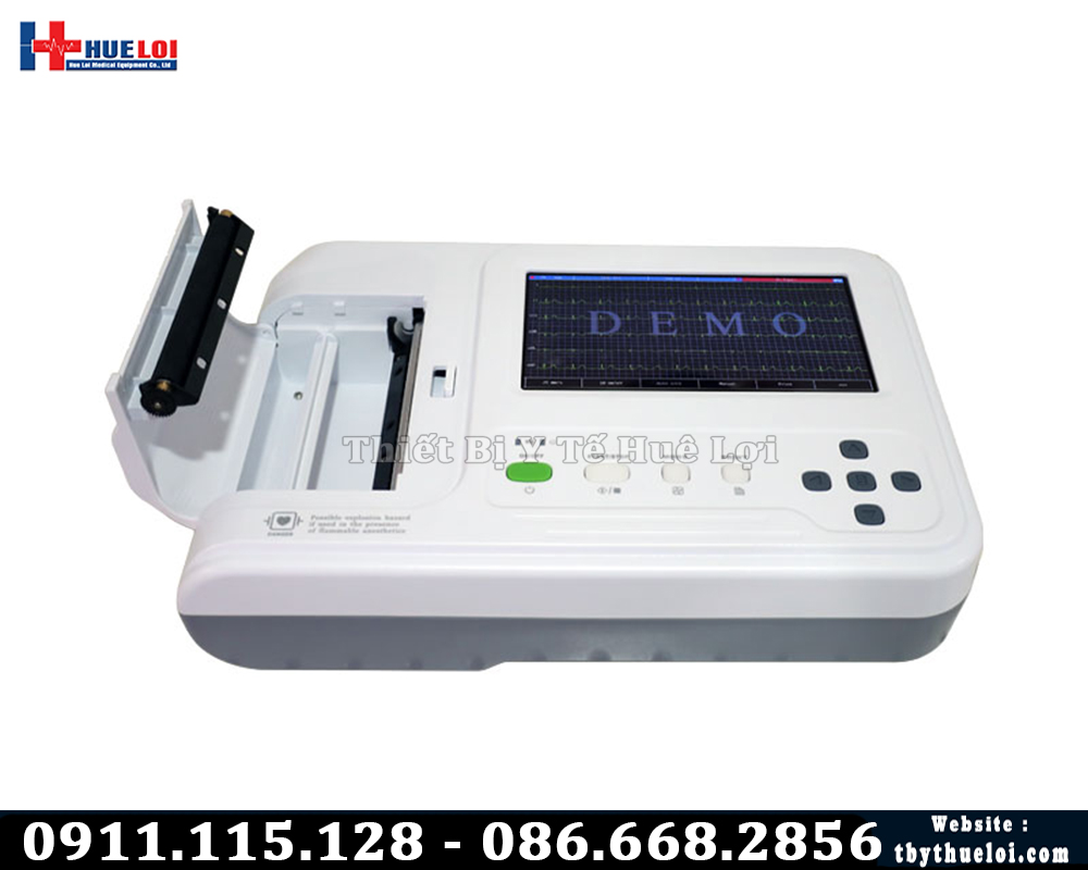máy điện tim 6 kênh cao cấp