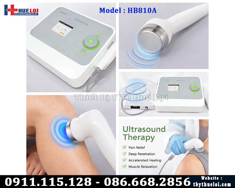 máy siêu âm trị liệu đơn tần HB 810A