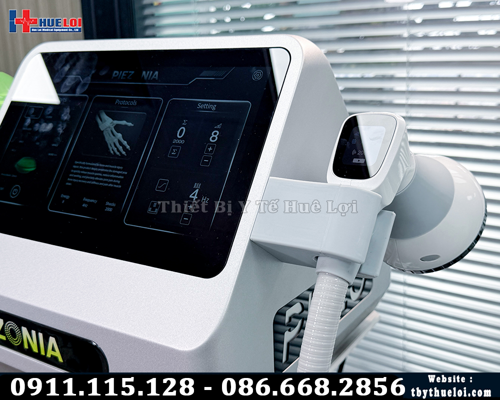 tay cầm máy xung kích hội tụ