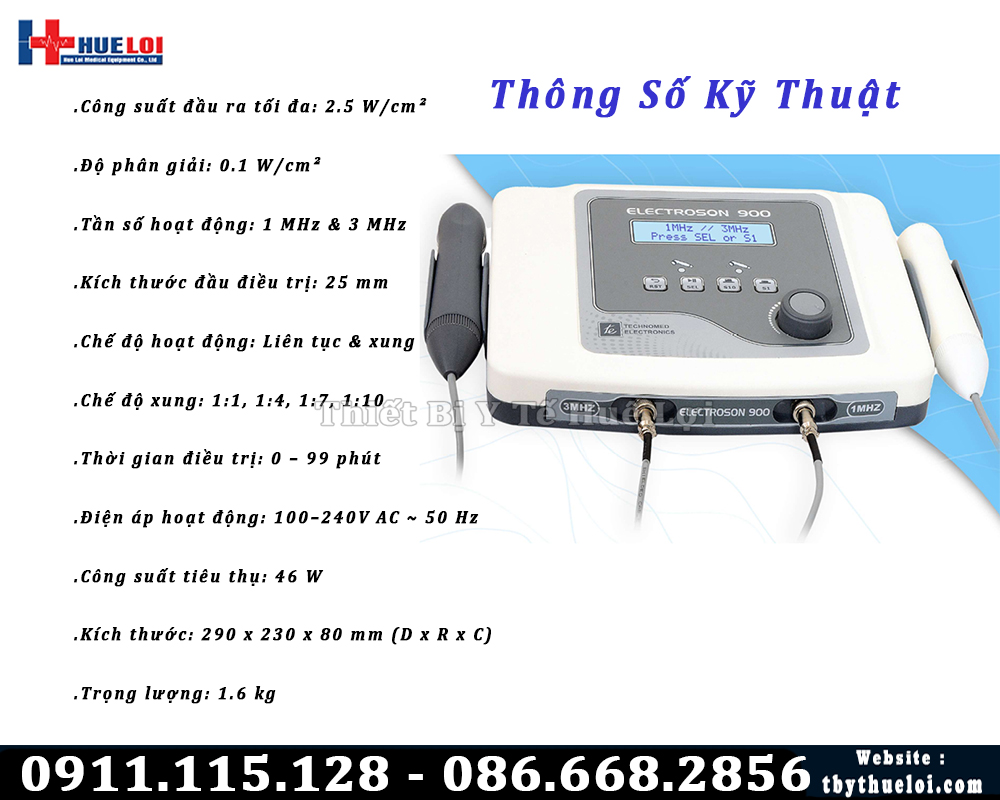 siêu âm trị liệu ELECTROSON 900 ấn độ